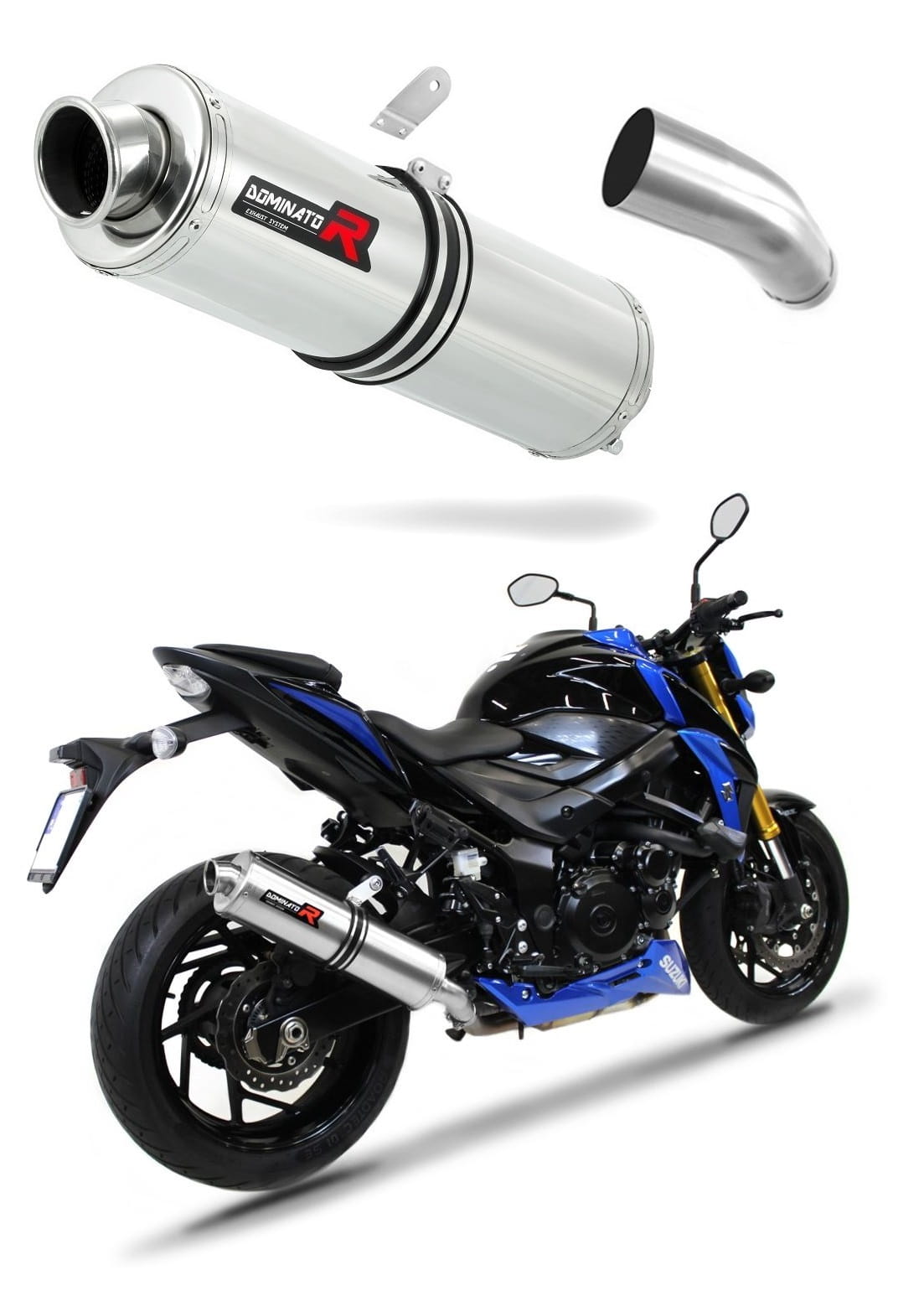 Suzuki GSX-S 750 2017 - 2020 Exhaust Silencer Muffler ST + dB killer medium 20 m.