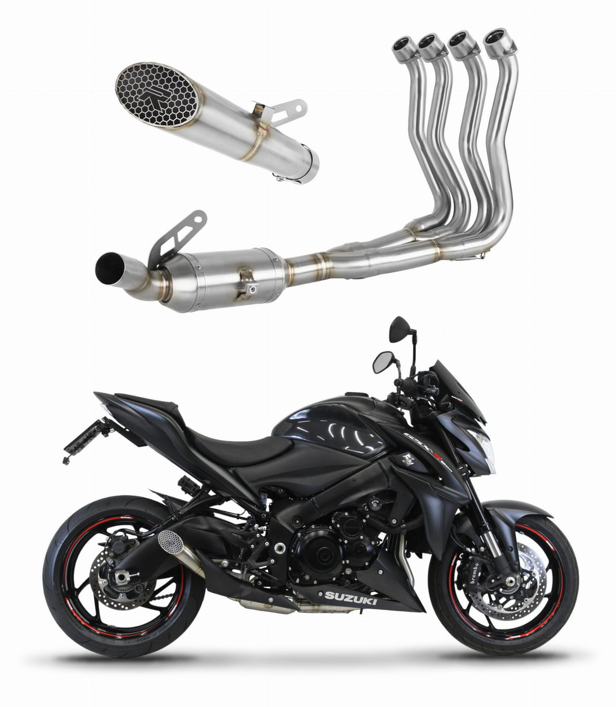 Suzuki GSX-S 1000 / F 2015 - 2020 Full Exhaust System EX Silencer GP3 20 m.