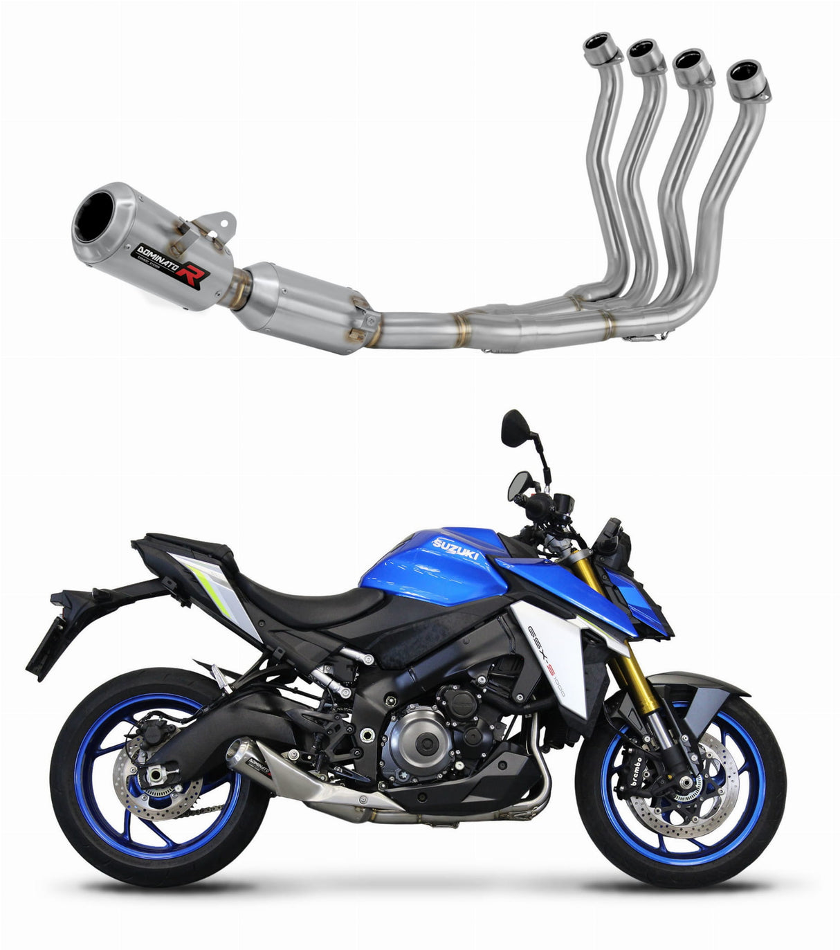 Suzuki GSX-S 1000 / 1000 GT / 950 2021 - 2024 Full Exhaust System EX Silencer GPS + db killer 20 m.