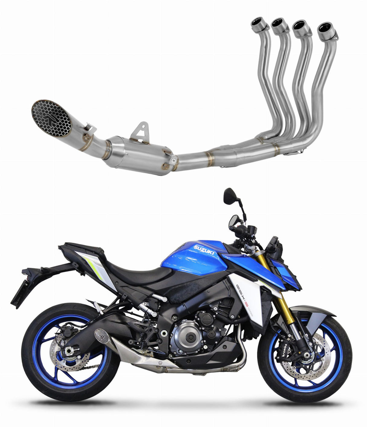 Suzuki GSX-S 1000 / 1000 GT / 950 2021 - 2024 Full Exhaust System EX Silencer GP3 20 m.