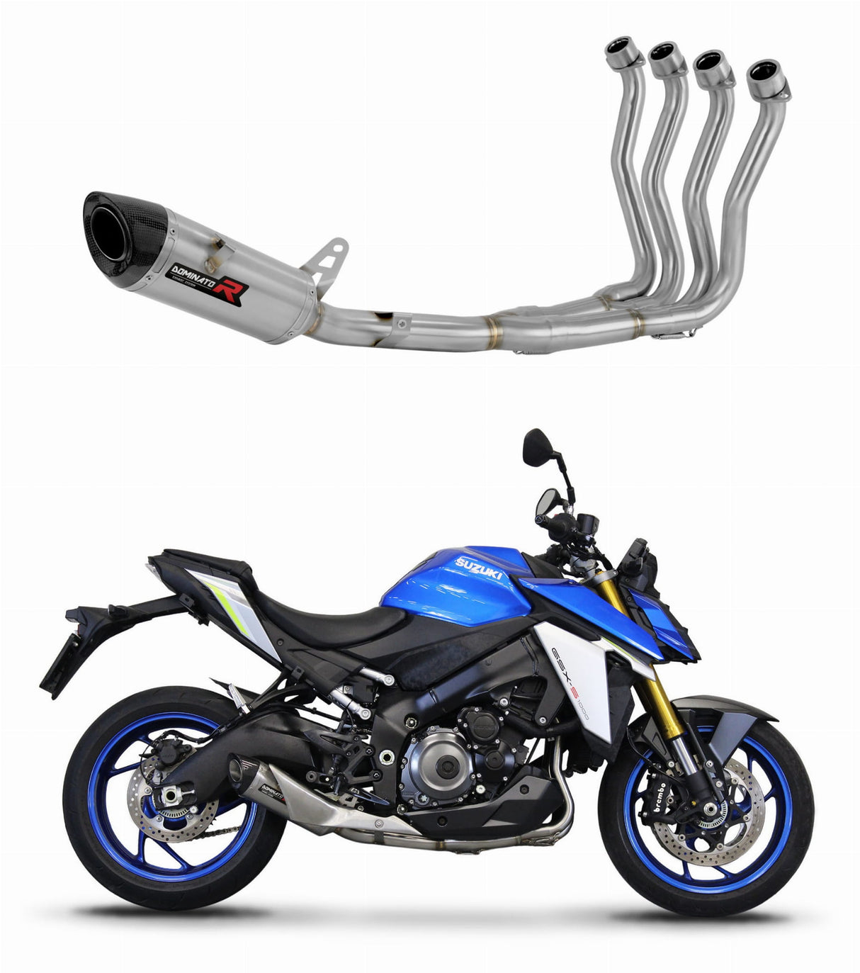Suzuki GSX-S 1000 / 1000 GT / 950 2021 - 2024 Full Exhaust System Silencer HP8 + db killer 20 m.