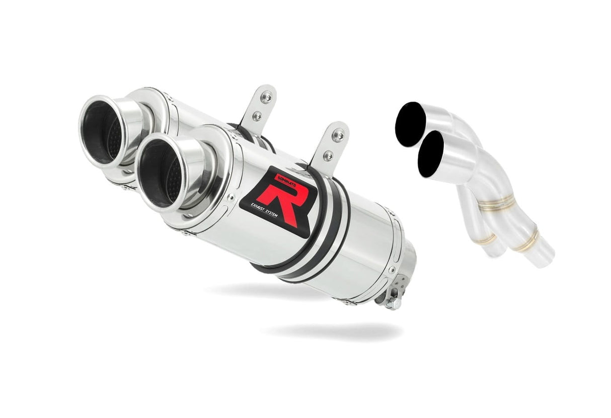 Triumph STREET TRIPLE 675 2007 - 2012 Exhaust Silencer Muffler GP1 + dB killer medium 20 m.