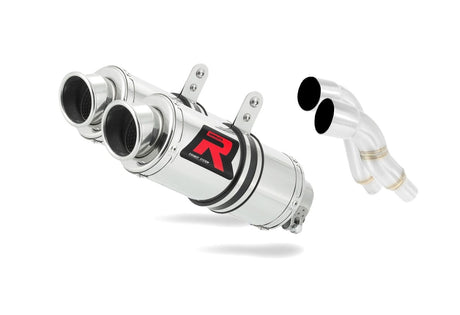 Triumph STREET TRIPLE 675 2007 - 2012 Exhaust Silencer Muffler GP1 + dB killer medium 20 m.