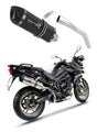 Triumph TIGER 800 XC XR 2011 - 2014 Exhaust Silencer Muffler HP1 BLACK + dB killer medium 20 m.