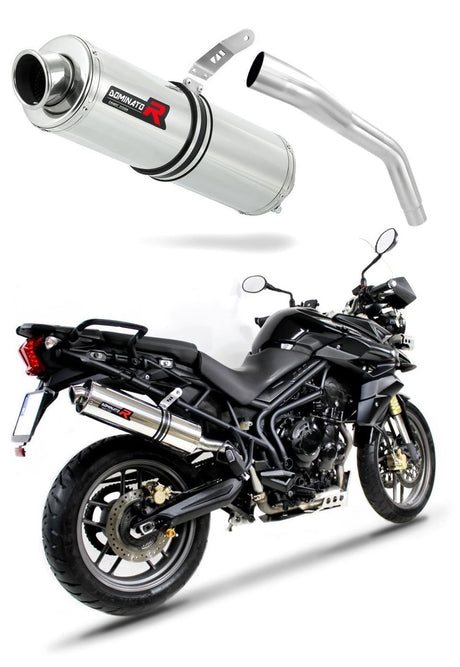 Triumph TIGER 800 XC XR 2011 - 2014 Exhaust Silencer Muffler ST + dB killer medium 20 m.