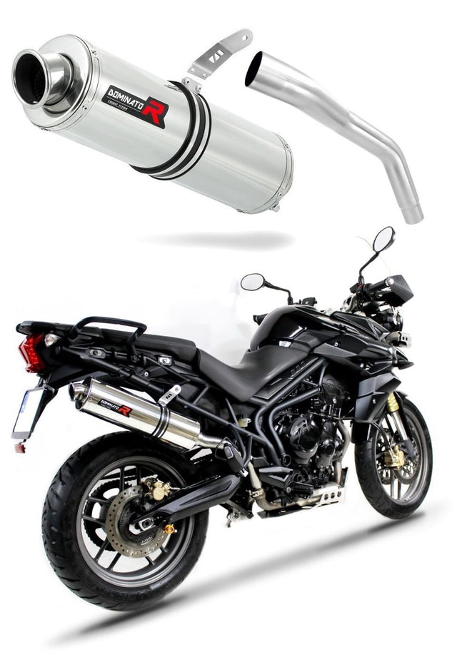 Triumph TIGER 800 XC XR 2011 - 2014 Exhaust Silencer Muffler ST + dB killer medium 20 m.