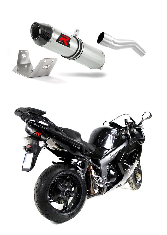 Triumph SPRINT 1050 ST 2005 - 2012 Exhaust Silencer Muffler HP2 + dB killer medium 20 m.