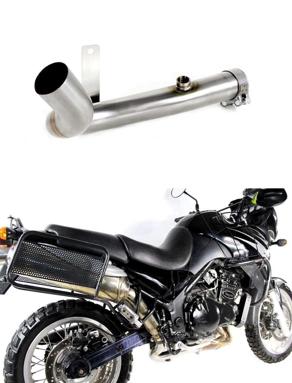Dominator decat / link pipe for Triumph TIGER 900 T709 Cat Eliminator 1999-2000 (race use)