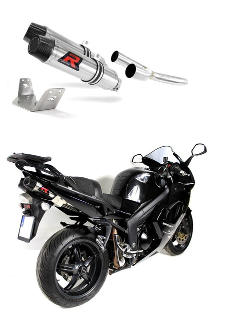 Triumph SPRINT 1050 ST DUAL 2005 - 2012 Exhaust Silencer Muffler HP3 + dB killer medium 20 m.