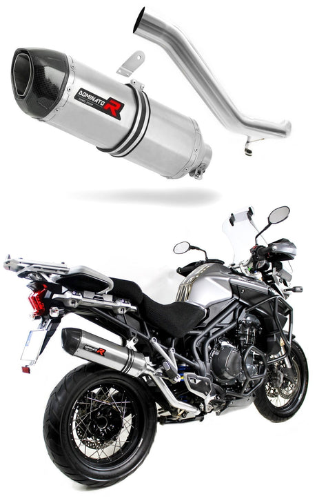 Triumph TIGER EXPLORER 1200 2012 - 2015 Exhaust Silencer Muffler HP1 + dB killer medium 20 m.