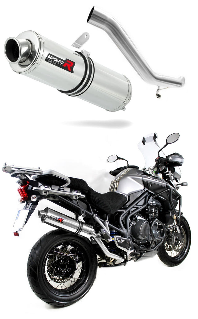 Triumph TIGER EXPLORER 1200 2012 - 2015 Exhaust Silencer Muffler ST + dB killer medium 20 m.