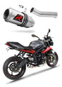 Triumph STREET TRIPLE 675 R / S / RS 2013 - 2016 Exhaust Silencer Muffler GP + dB killer medium 20 m.