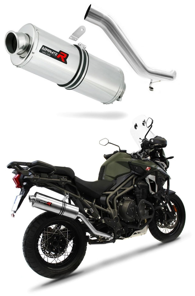 Triumph TIGER EXPLORER 1200 XC XR 2016 - 2017 Exhaust Silencer Muffler OV + dB killer medium 20 m.