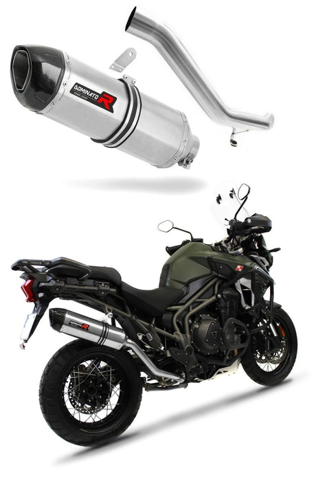 Triumph TIGER EXPLORER 1200 XC XR 2016 - 2017 Exhaust Silencer Muffler HP1 + dB killer medium 20 m.