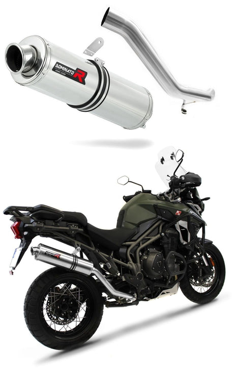 Triumph TIGER EXPLORER 1200 XC XR 2016 - 2017 Exhaust Silencer Muffler ST + dB killer medium 20 m.