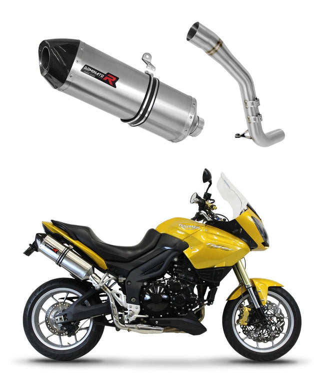 Triumph Tiger 1050 2006 - 2012 Exhaust Silencer Muffler HP7 + dB killer medium 20 m.