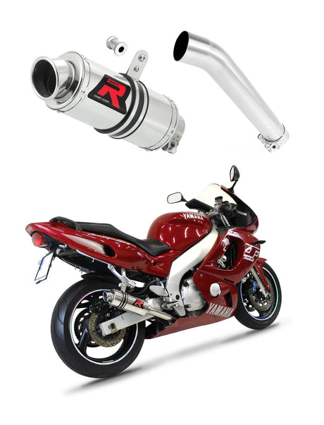 Yamaha YZF 600 R Thundercat 1996 - 2006 Exhaust Silencer Muffler GP1 + dB killer medium 19 m.