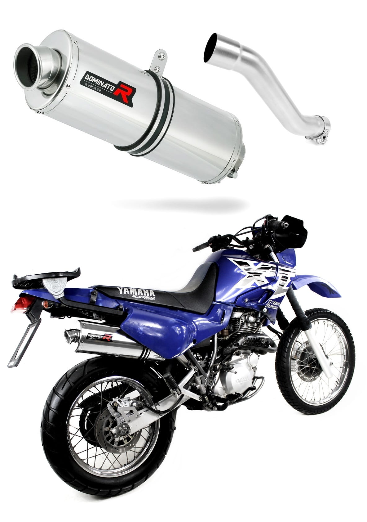 Yamaha XT 600 1990 - 2004 Exhaust Silencer Muffler OV + dB killer medium 19 m.