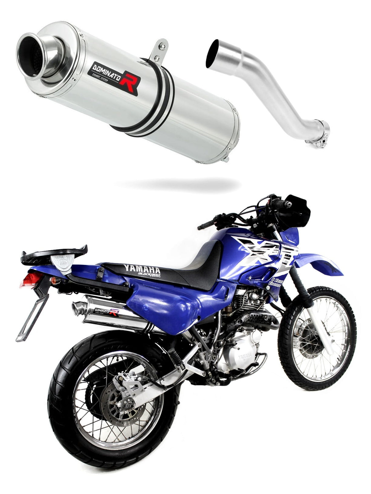 Yamaha XT 600 1990 - 2004 Exhaust Silencer Muffler ST + dB killer medium 19 m.