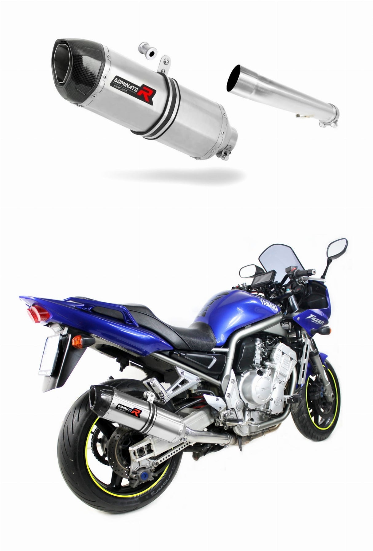Yamaha FZS FAZER 1000 2001 - 2005 Exhaust Silencer Muffler HP1 + dB killer medium 20 m.