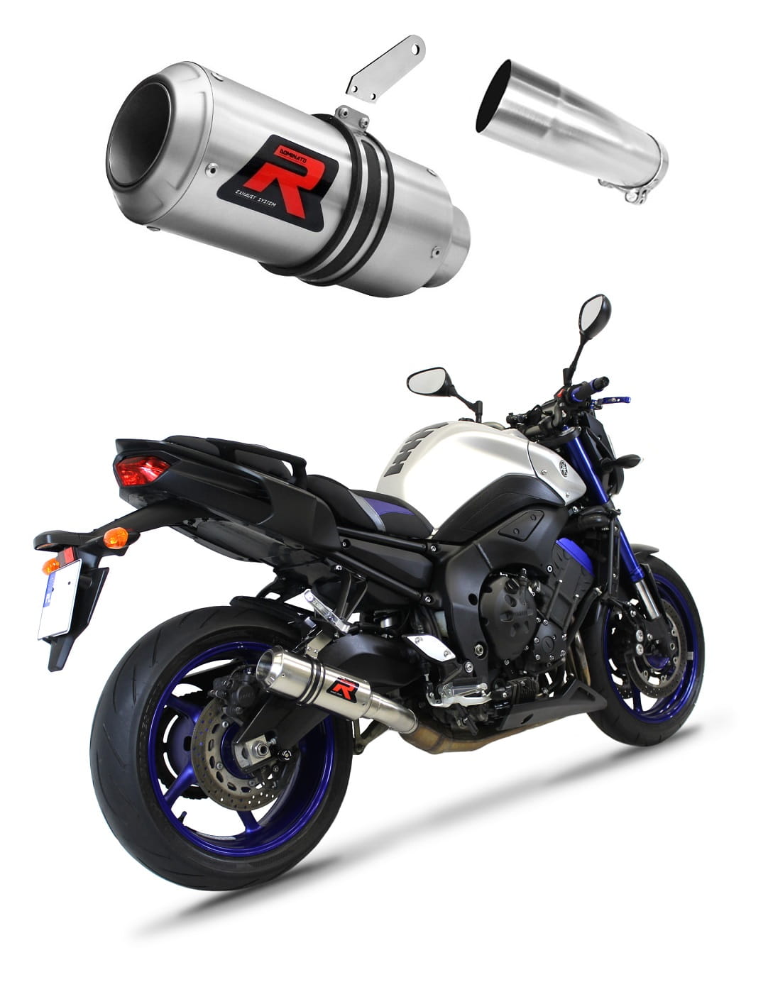 Yamaha FZ8 FAZER 2010 - 2016 Exhaust Silencer Muffler GP + dB killer medium 20 m.
