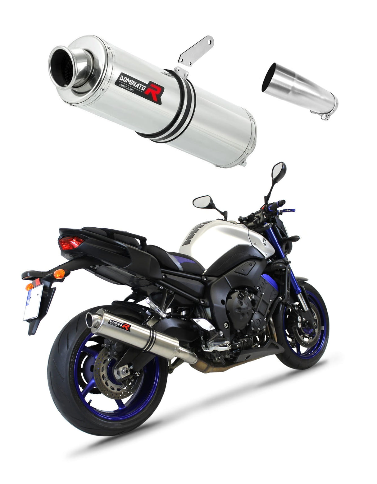 Yamaha FZ8 FAZER 2010 - 2016 Exhaust Silencer Muffler ST + dB killer medium 20 m.