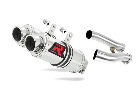 Yamaha XJR 1200 1995 - 1998 Exhaust Silencer Muffler GP1 + dB killer medium 19 m.