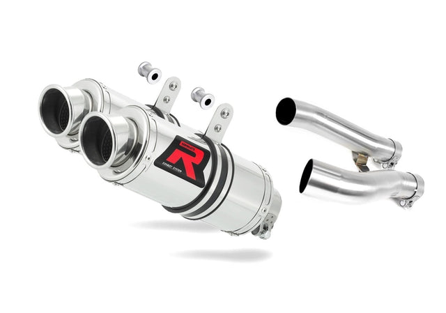 Yamaha XJR 1200 1995 - 1998 Exhaust Silencer Muffler GP1 + dB killer medium 19 m.