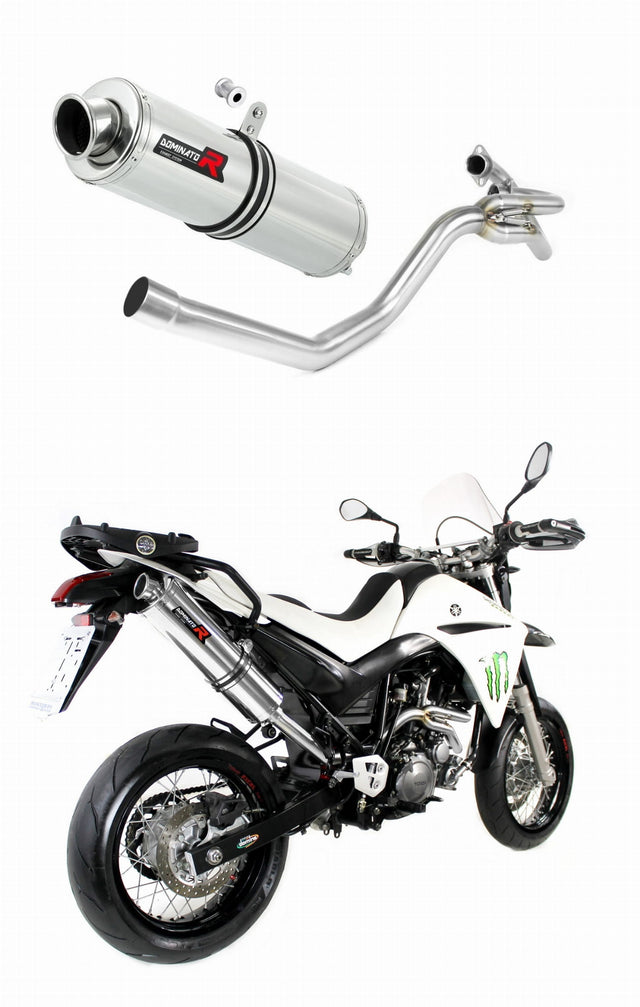 Yamaha XT 660 R 2004 - 2016 side manifold 2 in 1 Exhaust Silencer Muffler ST + dB killer medium 20 m.