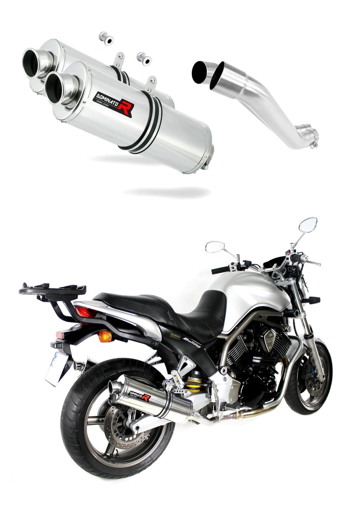 Yamaha BT 1100 BULLDOG 2001 - 2007 Exhaust Silencer Muffler OV + dB killer medium 20 m.