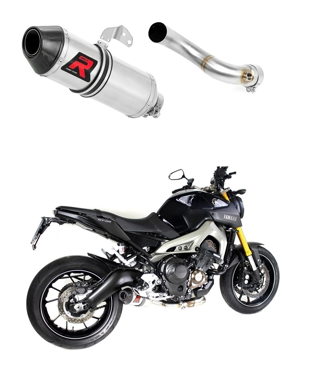 Yamaha MT 09 2013 - 2016 Exhaust Silencer Muffler HP3 + dB killer medium 20 m.