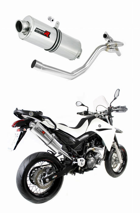 Yamaha XT 660 X 2004 - 2016 side manifold 2 in 1 Exhaust Silencer Muffler OV + dB killer medium 20 m.