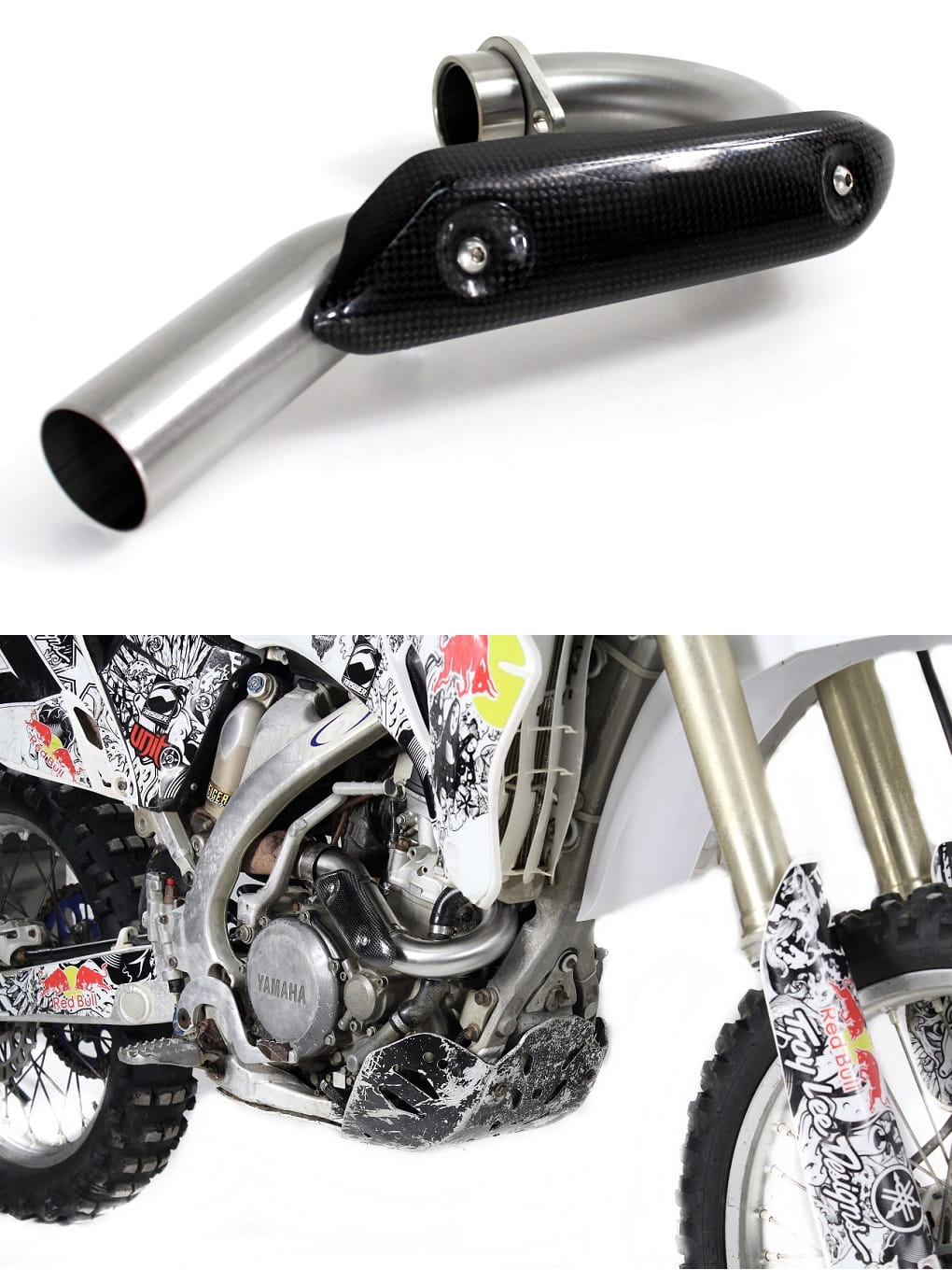 Dominator headers/collector for WR 250F Header pipe 2001-2006
