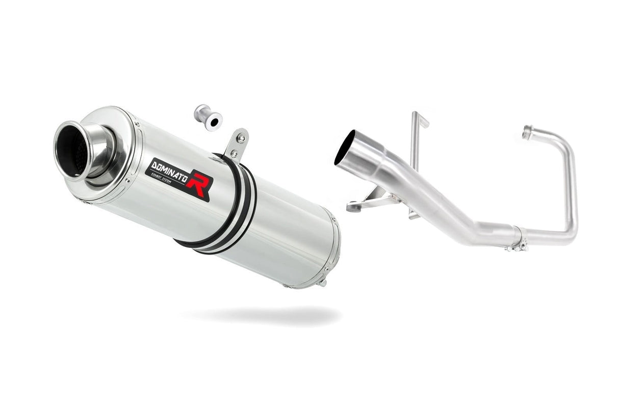 Yamaha YBR 125 2000 - 2008 Full Exhaust System Collector Silencer ST + dB killer medium 20 m.