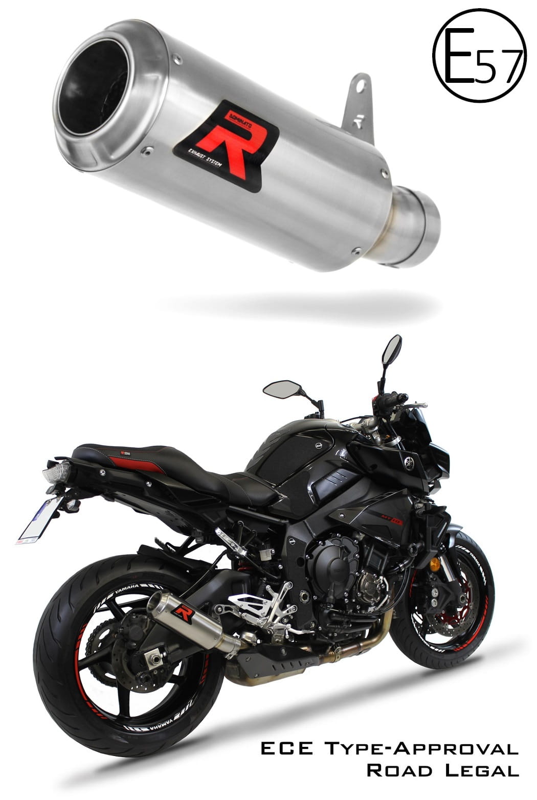 MT-10 RN45 EU Approved Exhaust Silencer GP 2016 - 2020 20 m.