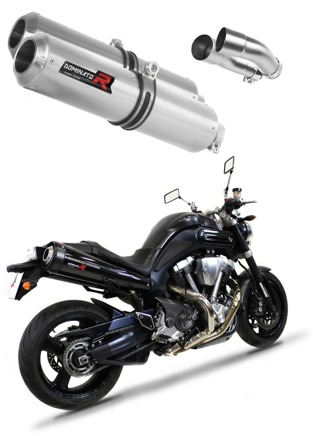 Yamaha MT 01 1700 2005 - 2012 Exhaust Silencer Muffler GP + dB killer medium 20 m.