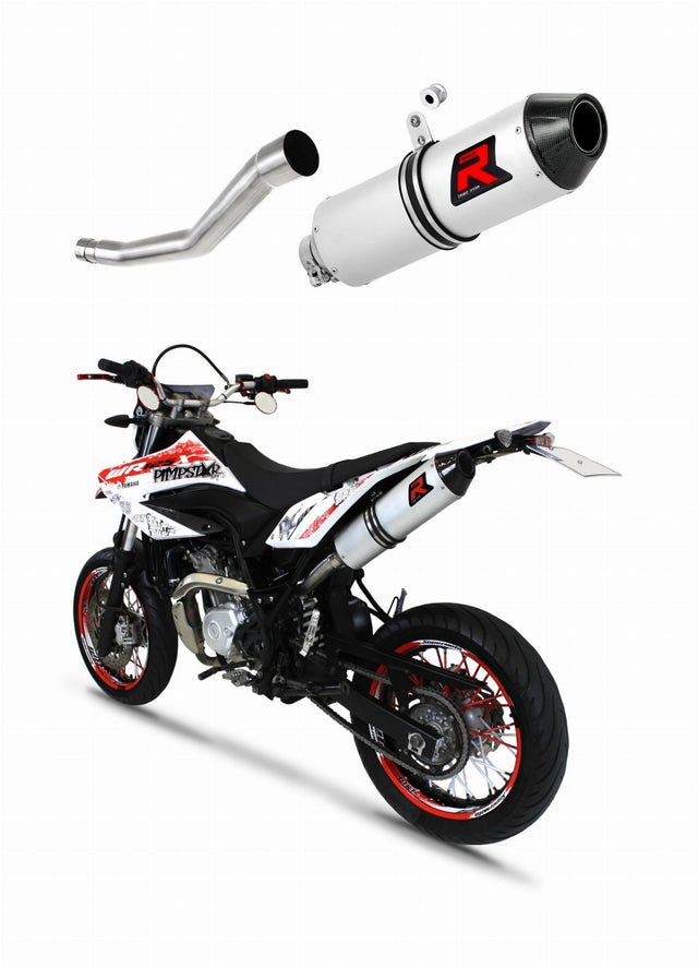 Yamaha WR 125 R 2009 - 2014 Exhaust Silencer Muffler MX2 + dB killer medium 20 m.