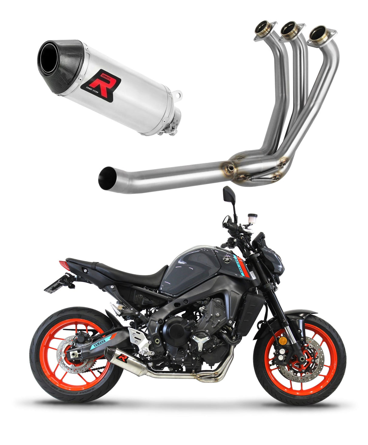 YAMAHA MT 09 Full Exhaust System HP3 Low Level 2021 - 2023 + dB killer 20 m.
