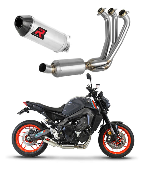 Yamaha MT 09 2021 - 2023 Low Level EX Full Exhaust System Collector Silencer HP3 + dB killer medium 20 m.