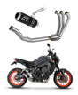 Yamaha MT 09 2021 - 2023 Full Exhaust System Collector Silencer GP BLACK + dB killer medium 20 m.