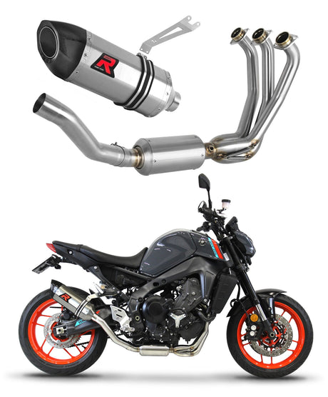 Yamaha MT 09 2021 - 2023 EX Full Exhaust System Collector Silencer HP5 + dB killer medium 20 m.
