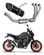Yamaha MT 09 2021 - 2023 EX Full Exhaust System Collector Silencer HP5 BLACK + dB killer medium 20 m.