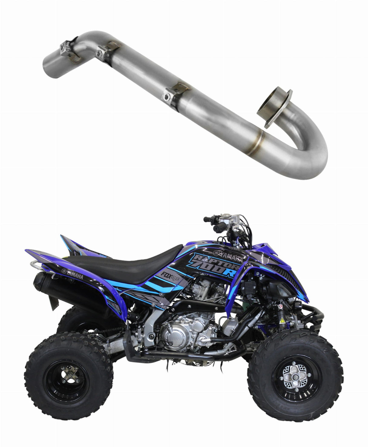Dominator headers/collector for Yamaha RAPTOR 700 R 2015-2021