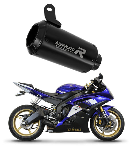 Yamaha YZF R6 2006 - 2016 Exhaust Silencer Muffler GPS BLACK + dB killer medium 20 m.