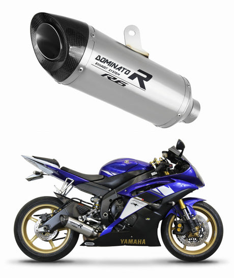 Yamaha YZF R6 2006 - 2016 Exhaust Silencer Muffler HP8 + dB killer medium 20 m.