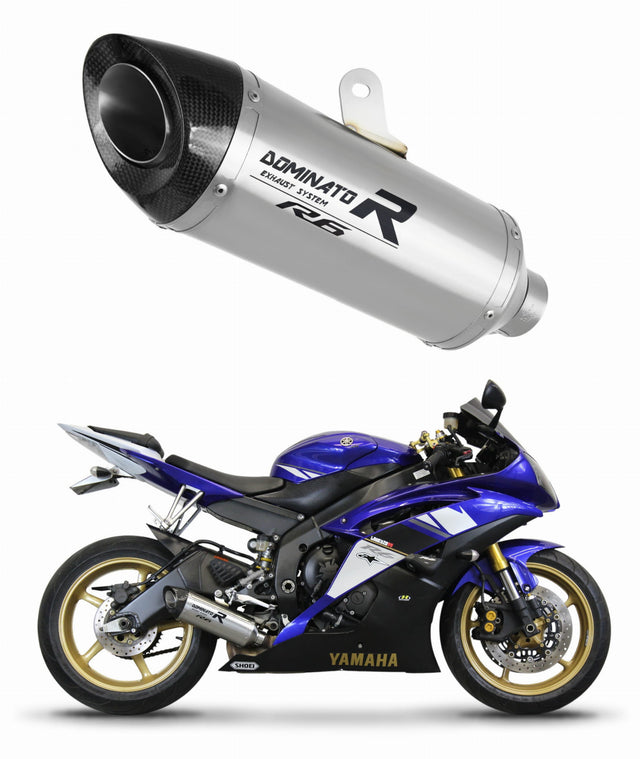Yamaha YZF R6 2006 - 2016 Exhaust Silencer Muffler HP8 + dB killer medium 20 m.
