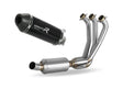 Yamaha XSR 900 2022 - 2023 Low Level EX Full Exhaust System Collector Silencer HP3 BLACK + dB killer 20 m.