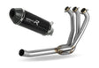 Yamaha XSR 900 2022 - 2023 Low Level Full Exhaust System Collector Silencer HP3 BLACK + dB killer 20 m.