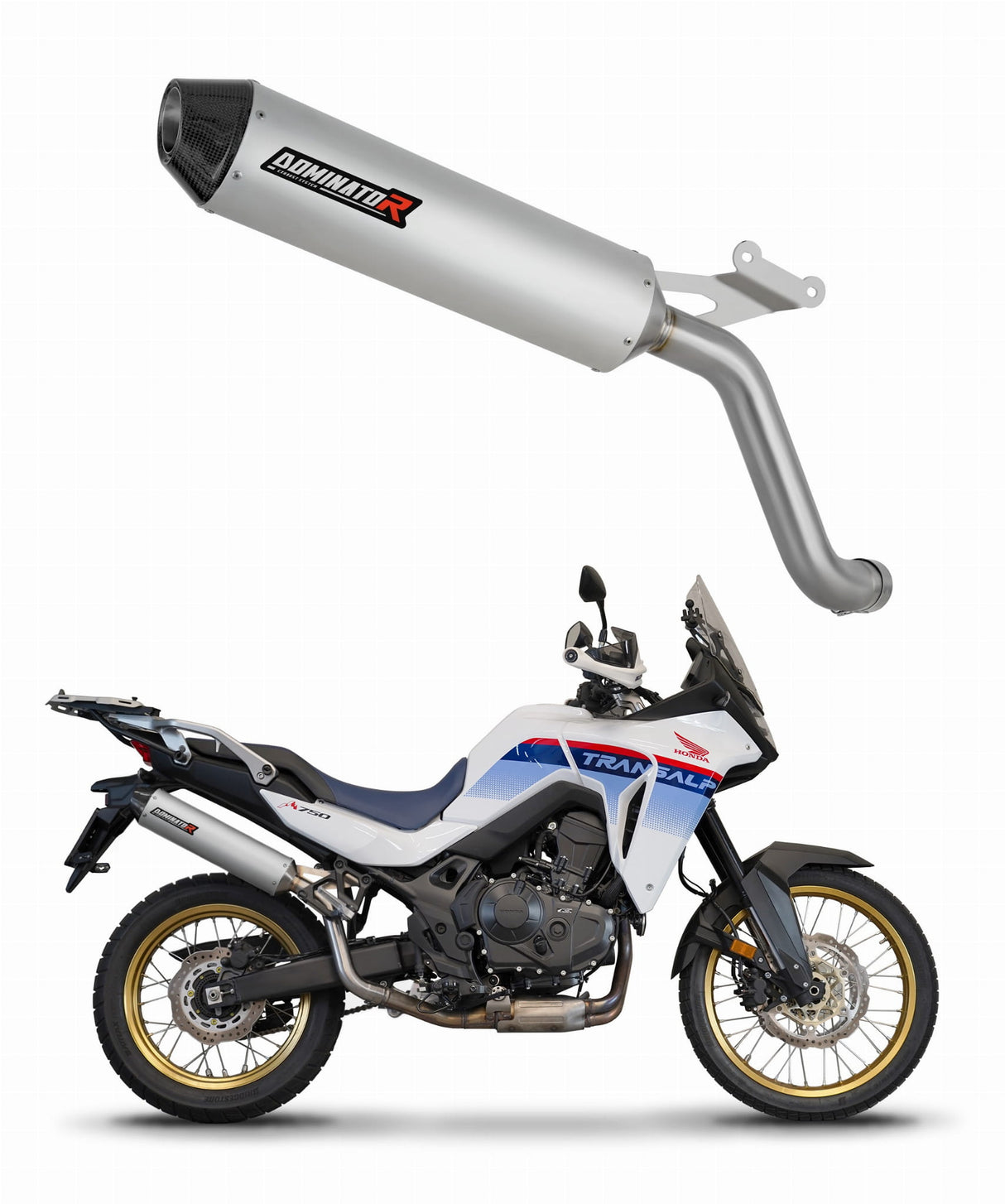 Honda XL 750 TRANSALP 2023 Exhaust Silencer Muffler MX2 + dB killer 20 m.