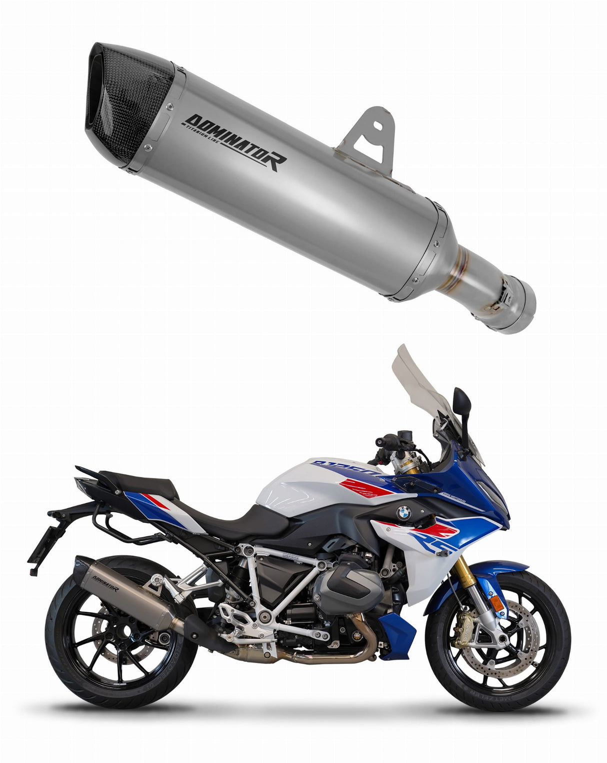 BMW R1250RS 2019 - 2023 Exhaust Silencer Muffler Titanium HP6 + dB killer 20 m.